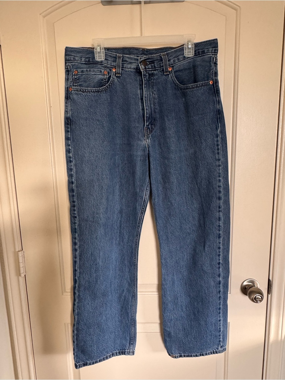 Levi's 565 '97 Loose Straight Leg Jeans Mid Wash Blue Denim Men's 33x30